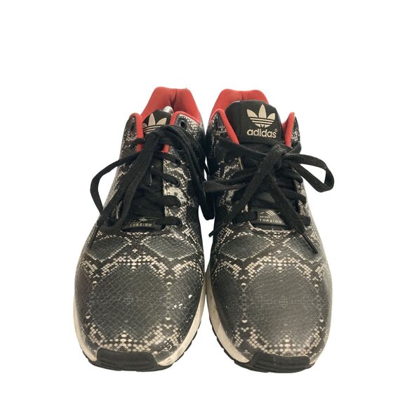 adidas Torsion ZX Flux men Size 10 black white athletic running sneakers shoes - Picture 2 of 8